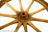 10 Spoke 12" Wood Baby Carriage Wheel w/Rubber Tread 3 available-buy 1 or all 3