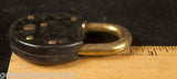 OMECO PADLOCKS Set of 4 No. 2083 Japanned Steel Case w/ 8 Keys Black NOS!