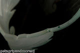 Glass VASE SIGNED 12.5" Inch Cut Etched Beautiful!