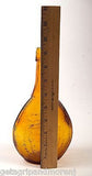UNION WINE Yellow Gold Glass Bottle Empty In Excellent Condition Vintage!
