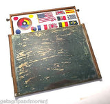 1929 Child's Wooden Learning Desk by Lewis E. Myers Antique!