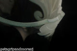 Glass VASE SIGNED 12.5" Inch Cut Etched Beautiful!