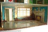 MARX 1960s Two Story Tin Litho Dollhouse Made in USA Antique!