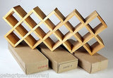 KAMENSTEIN BEECHWOOD Gourmet Spice Rack Holds 18 Jars Criss Cross Design New!