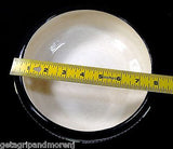 WELLER White Bowl Pink Green Accent Flower Design!