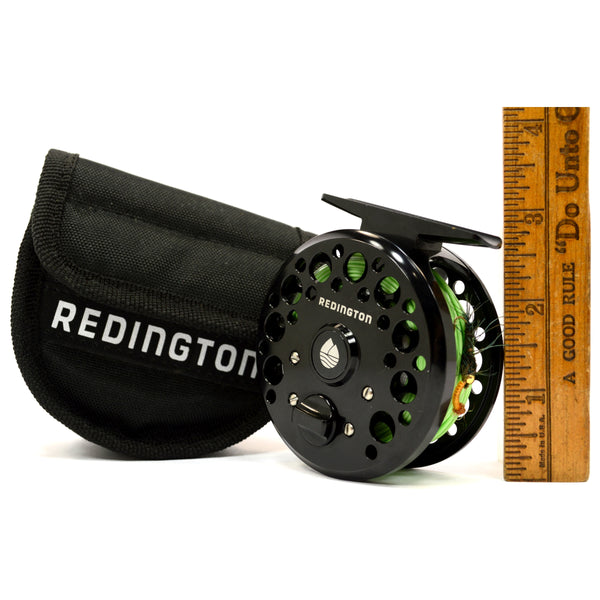 Excellent! REDINGTON DRIFT 'SERES 3/4' FLY REEL w/ Line ORIGINAL CASE + 2 Flies!