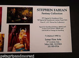 STEPHEN FABIAN Limited Art Portfolio Fantasy Collection 1990 No 2 Excellent Cdn!