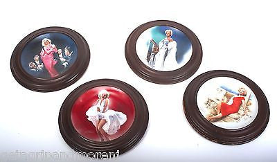 DELPHI MARILYN MONROE Plates Set Lot 1990-1992 Framed Eve Niagara Diamonds Itch