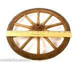 10 Spoke 12" Wood Baby Carriage Wheel w/Rubber Tread 3 available-buy 1 or all 3