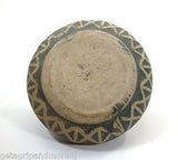 WELLER POTTERY Green Art Decorative Bowl Unique Design In Excellent Condition!