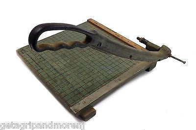 Vintage Premier Heavy Duty Guillotine Paper-Photo Cutter 11"x 11"
