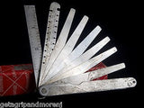 STARRETT No. 245 Engineers Combination Taper Wire Thickness Gage Excellent Cdn!