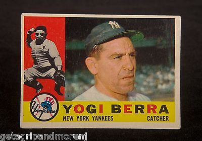 TOPPS YOGI BERRA 1960 #480 Yankees Baseball Card In Excellent Condition!