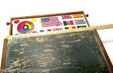 1929 Child's Wooden Learning Desk by Lewis E. Myers Antique!