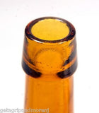 UNION WINE Yellow Gold Glass Bottle Empty In Excellent Condition Vintage!