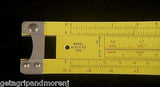 PICKETT Slide Rule 12" Inch Ruler N1010-ES Copyright 1959 Excellent Condition!