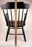 Wesleyan University Small University Chair Great Condition! Black & Gold
