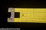 PICKETT Slide Rule 12" Inch Ruler N1010-ES Copyright 1959 Excellent Condition!