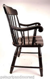 Wesleyan University Small University Chair Great Condition! Black & Gold