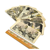 Antique STEREOSCOPE / STEREOGRAPH CARD Lot of 9 WAR STEREOVIEWS Army/Navy WWI?