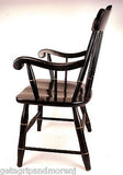 Wesleyan University Small University Chair Great Condition! Black & Gold