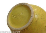 Weller Pottery Yellow Muted Vase 6 1/2"