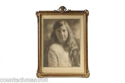 Bachrach Signed Photographic Portrait Photo of Young Girl 1922