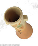 Weller Pottery Cornish Two Toned Mocked Handled Vase Brown