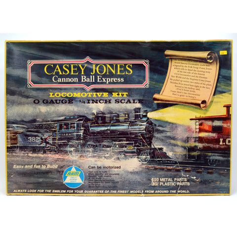 Vintage AHM by Rivarossi R.R MODEL KIT O-Gauge "CASEY JONES CANNON BALL EXPRESS"