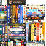 Huge Lot 159 VHS TAPES Most MOVIES (MIXED GENRES) Some SPORTS & EXERCISE 82 lbs!