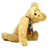 Huge 39" STIER BEAR by KATHLEEN WALLACE Mohair Stuffed OOAK + 14K GOLD HEART PIN