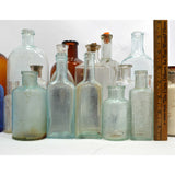 VTG/Antique BOTTLE LOT OF 19 Quack MEDICINE-CURES Drug APOTHECARY Chemistry LAB