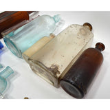 VTG/Antique BOTTLE LOT OF 14 Quack MEDICINE-CURES Drug APOTHECARY Chemistry LAB