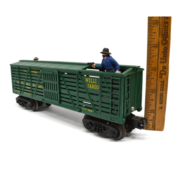 Vintage LIONEL No. 3370 "WELLS FARGO FAST EXPRESS" Outlaw & Sheriff GUNFIGHT CAR