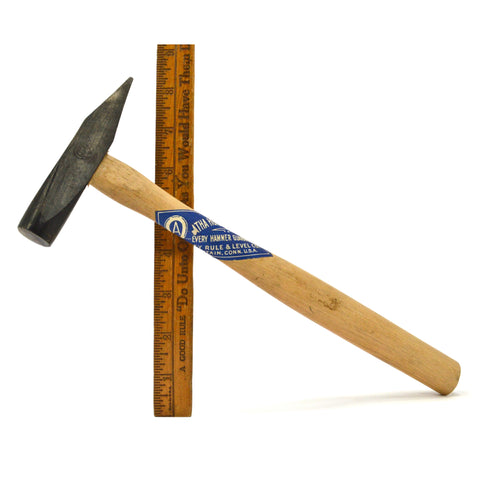 Vintage STANLEY CROSS PEEN HAMMER with Original Sticker! "ATHA HORSESHOE BRAND"