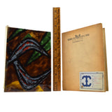 Antique SALESMAN SAMPLE(?) Painted Tile/Panel "COLUMBIAN ART METAL WORKS" (2of8)