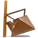 Vintage TRAPEZOIDAL/TRIANGLE COPPER TEA KETTLE Weird/Unusual! HANDMADE Art Deco