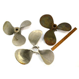 Steampunk BULK LOT of 8 MIXED BOAT PROPELLERS 5"-12" Aluminum & Stainless Steel