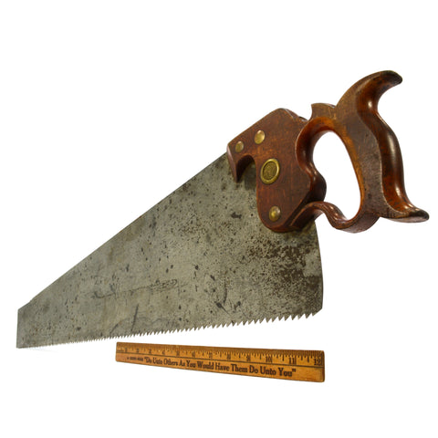 Antique RICHARDSON BROTHERS (Bros.) RIP SAW No. 7 Straight-back 4-1/2 PPI c.19th