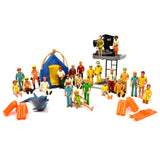 Vintage FISHER-PRICE 'ADVENTURE PEOPLE' FIGURE Lot of 24 Action Figures +Dolphin