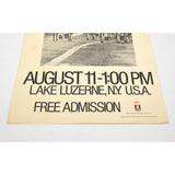 Vintage CYCLING EPHEMERA Poster "TANG-LUZERINE INTERNATIONAL BICYCLE RACE" Rare!