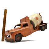Vintage STRUCTO READY-MIX CONCRETE" TRUCK Cement Mixer BROWN-GOLD **Has Issues**