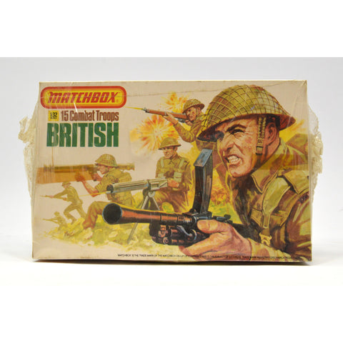 New in Box! MATCHBOX 1:32 Scale "15 BRITISH COMBAT TROOPS" #P6002 Sealed! c.1983