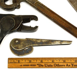 Antique MIXED WRENCH Lot of 8 BULLARD Boos Tool GORDON Printz SUL Ross Mfg. ++!