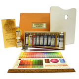 Vintage PERMANENT PIGMENTS #355 Artist OIL COLOR PAINT SET in Orig. Case! c.1954