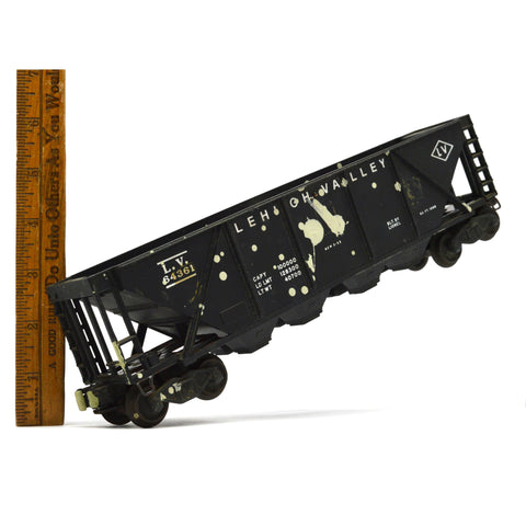 Vintage POSTWAR LIONEL "LEHIGH VALLEY L.V. 64361" QUAD HOPPER CAR #6436-1 c.1955
