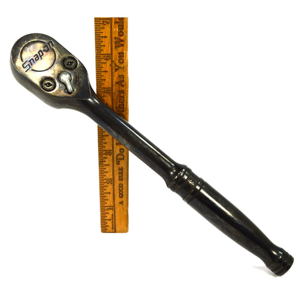 Vintage SNAP-ON RATCHET GS80A USA 1/2" Drive SEALED Fine Tooth INDUSTRIAL BLACK