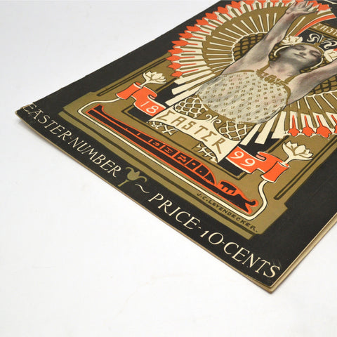 Antique COLLIER'S WEEKLY "EASTER NUMBER" April 1, 1899 J.C. LEYENDECKER Artwork!