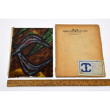 Antique SALESMAN SAMPLE(?) Painted Tile/Panel "COLUMBIAN ART METAL WORKS" (2of8)