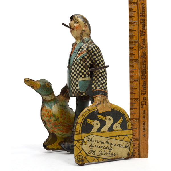 Antique MARX TIN TOY Mechanical "JOE PENNER & HIS DUCK" c.1930 "GOO-GOO" Walker!